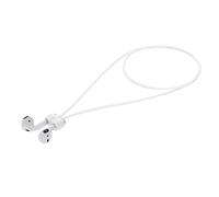 kwmobile Laccetto Portauricolari Compatibile con Apple Airpods 1/2 / 3/4 / PRO 1 / Airpods PRO 2 - Cordino Porta Cuffie in-Ear - Laccio Cuffiette Magnetico Bianco