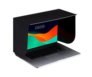 kwmobile Parasole Computer Portatile 15" - Paraluce Schermo PC - Protezione Luce Esterna Monitor - Cappuccio Copertura Pieghevole Portatili 15 Pollici