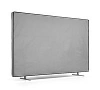 kwmobile Protezione Compatibile con 85" TV - Cover Proteggi-Schermo PC e TV - Custodia Protettiva Anti-Polvere da Interno - grigio chiaro