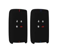 kwmobile Set 2 Cover Chiave Auto Compatibile con Renault con 4 tasti Smart Key (solo Keyless Go) - Custodia Chiavi Auto Copri Telecomando - Copertina Chiave Macchina - Silicone