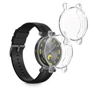 kwmobile Set 2X Custodia Smartwatch Compatibile con Huawei Watch GT4 41mm Cover - Case Silicone Protezione Orologio Fitness Trasparente
