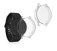 kwmobile Set 2x Custodia Smartwatch Compatibile con Samsung Galaxy Watch 4 (40mm) Cover - Case Silicone Protezione Orologio Fitness trasparente