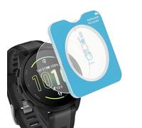 kwmobile Set da 2 Pellicole Protettive Smartwatch Compatibile con Garmin Forerunner 165 / Forerunner 165 Music - Vetro Protettivo trasparente - Incluso Kit di Montaggio