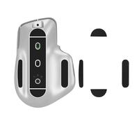 kwmobile Set Piedini di Ricambio per Mouse Compatibile con Logitech MX Master 3 / 3S Mouse - Gommini nero - per Maggiore Controllo e Scorrevolezza