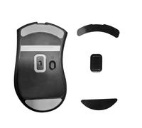 kwmobile Set Piedini di Ricambio per Mouse Compatibile con Razer DeathAdder V2 Mouse - Gommini nero - per Maggiore Controllo e Scorrevolezza