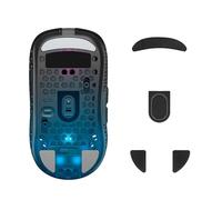 kwmobile Set Piedini di Ricambio per Mouse Compatibile con Xtrfy MZ1W Mouse - Gommini nero - per Maggiore Controllo e Scorrevolezza