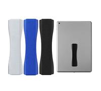 kwmobile Supporto Dita per Tablet - Set 3X Sostegno Adesivo Fascetta Elastica - Impugnatura Mano Universale Compatibile con iPad Galaxy-Tab - Nero/Blu Scuro/Argento