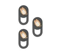 kwoifioy 3pcs Webcam Covers Slide Cartoon Gattino Della Macchina Fotografica Coperture Per Il Computer Portatile PC Cellulare Web Camera Privacy Protector Sticker