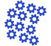 kwoifioy Ammortizzatori ammortizzatori per racchette da tennis in silicone a forma di fiore, 12 pezzi