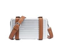 kwoifioy Borsa a tracolla quadrata comoda borsa da trasporto pratica resistente all'usura borse a tracolla multi scomparti funzionali borsa da città compatta da donna borsa quotidiana, Marrone, One