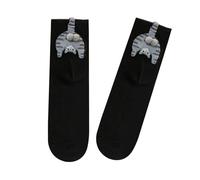 kwoifioy Calzini alla caviglia decorati con gatti dei cartoni animati Umidità Wicking Polsini Elastici Casual Casa & Outdoor Cute Cats Stampa Calzini alla Caviglia, H, S-XXL
