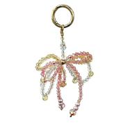 kwoifioy Catena per cellulare con perline Bowknot disegna gioielli alla per le donne tracolla per telefono a farfalla