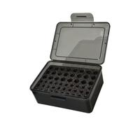 kwoifioy Efficiente Cassa Del Supporto Batteria per 54 2A 3A Batterie Trasparenti Copertura Struttura Risparmio di Spazio Materiali PP Costruzione Ufficio Batteria Stoccaggio