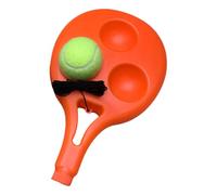 kwoifioy Home Backyard Tennis Trainer per la pratica di ritorno | Set di corde elastiche a sfera, base a terra portatile, compagno di trapano oscillante, per principianti