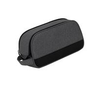 kwoifioy Organizer per attrezzi da viaggio con cerniere interconnesse tasche personalizzabili borsa protettiva per dispositivi, Nero , Taglia unica