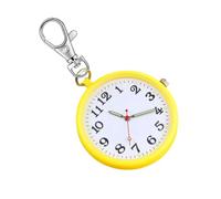kwoifioy Portachiavi antiurto Orologio digitale con cristallo resistente ai graffi per anziani amichevole strumento di gestione del tempo leggero stile unisex portachiavi orologio da tasca con grande