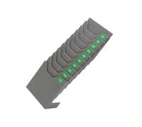 kwoifioy Robusto supporto per carte di tempo per l'assegnazione dei dipendenti e la gestione delle buste paga nei luoghi di lavoro efficienti con 10 slot ordinatamente disposti