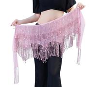 kwoifioy Sciarpa per Danza del Ventre dal Design Pieghevole Portatile, Comoda da trasportare per Eventi Danza e Prove Sciarpa Leggera per Danza del Ventre