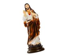 kwoifioy Statuetta Religiosa da Collezione per La Casa Sacerdote in Resina Spirituale Adatta per Scaffale O Ingresso Statua Sacerdote in Resina Durevole