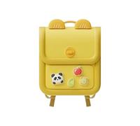 kwoifioy Zaino impermeabile per bambini Ergonomico EVA School Bag Cartoon Pattern Scomparti multipli per uso asilo Zaino multifunzionale di stoccaggio prescolare, Giallo