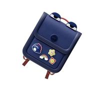 kwoifioy Zaino impermeabile per bambini Ergonomico EVA School Bag Cartoon Pattern Scomparti multipli per uso asilo Zaino multifunzionale di stoccaggio prescolare, Blu