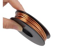 KWOKWEI Filo di rame, 1,5 mm x 10 m, bobina di filo di rame puro al 99,9%, filo magnetico T2, per ingegneria elettrica, artigianato, saldatura e fai da te