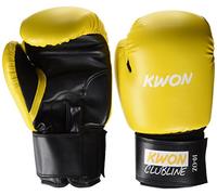 Kwon Guantoni Da Boxe Clubline Pointer, Giallo (Gelb/Schwarz), 10 Once