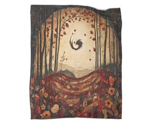 KWPGMDRY Tema del mistero e della rinascita Coperta Super Morbida Scorpione Coperta Da Viaggio Morbida E Confortevole,80x90inch(200x230cm)