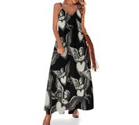 KWQDOZF Abito Lungo da Donna Eros Cupido Dio dell'amore, Sexy, con Spalline Sottili, svolazzante, Lungo