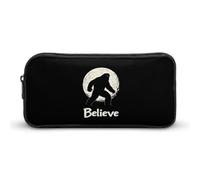 KWQDOZF Astuccio grande Bigfoot Moon Believe Simple 22 * 12 * 5cm