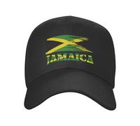 KWQDOZF Berretto da Baseball con Bandiera giamaicana della Giamaica per Uomo Donna Cappello da Camionista Classico Regolabile per papà per attività all'aperto
