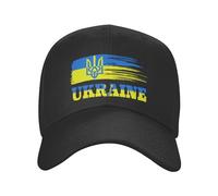 KWQDOZF Berretto da Baseball con Bandiera Ucraina Ucraina per Uomo Donna Cappello da Camionista Classico Regolabile per papà per attività all'aperto