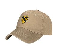 KWQDOZF Berretto da Baseball Patch-B della 1a Divisione di Cavalleria per Uomo e Donna, Cappelli da Camionista in Cotone, Cappello Regolabile per papà