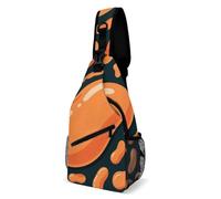 KWQDOZF Borsa a tracolla da palestra per uomo e donna, borsa da trekking per esterni, zaino a tracolla con motivo Baked Beans Art per corsa, escursionismo, ciclismo, palestra - Borse tote