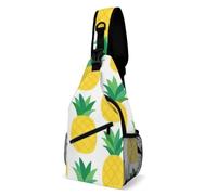 KWQDOZF Borsa a tracolla ultraleggera multiuso antifurto per zaino in spalla per escursioni in bicicletta all'aperto, viaggi, zaino portautensili (arte del pino tropicale hawaiano)