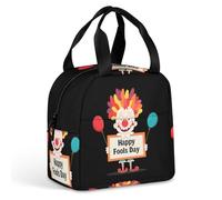 KWQDOZF Borsa porta pranzo per il giorno del pesce d'aprile, per donne e uomini, contenitori porta pranzo isolati, per lavoro, picnic, viaggi