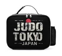 KWQDOZF Borsa porta pranzo portatile Judo Tokyo Giappone, contenitore per pranzo isolato riutilizzabile, a prova di perdite, per lavoro e picnic
