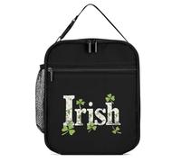 KWQDOZF Borsa porta pranzo portatile Shamrocks Irish St Patricks Day, riutilizzabile, a prova di perdite, isolata, per lavoro, spiaggia, picnic