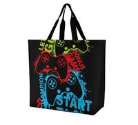 KWQDOZF Borsa riutilizzabile per donna - Borsa della spesa in tessuto, idea regalo per la mamma, compagna di shopping ecologica