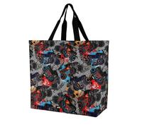 KWQDOZF Borsa riutilizzabile per donna - Borsa della spesa in tessuto, idea regalo per la mamma, compagna di shopping ecologica