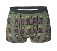 KWQDOZF Boxer da Uomo Divertenti con Stampa di Molti Zombi, Biancheria Intima Originale, Tessuto Morbido ed Elastico, vestibilità Comoda per Tutti i Giorni