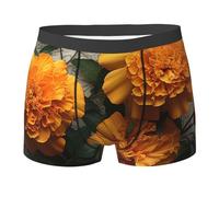KWQDOZF Boxer da Uomo Marigold, Traspiranti, Comodi e Elasticizzati.