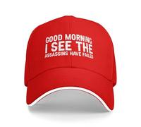 KWQDOZF Buongiorno, Vedo Che Gli Assassini Hanno fallito, Cappello da Donna con Grafica