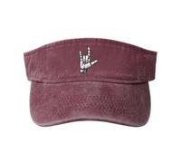 KWQDOZF Cappelli da Sole in Lingua dei segni ASL I Love You per Uomo e Donna