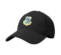 KWQDOZF Cappellini da Baseball in Velluto a Coste Strategic Air Command per Donne e Uomini, Cappelli da Sole Vintage Regolabili
