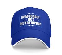 KWQDOZF Cappellino da Baseball Anti-democrazia e dittatura