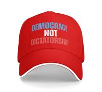 KWQDOZF Cappellino da Baseball Anti-democrazia e dittatura
