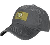 KWQDOZF Cappellino da Baseball con Bandiera di Los Gatos, California, per Uomo e Donna, Regolabile, in Cotone Lavato Vintage
