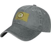 KWQDOZF Cappellino da Baseball con Bandiera di Los Gatos, California, per Uomo e Donna, Regolabile, in Cotone Lavato Vintage