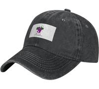 KWQDOZF Cappellino da Baseball con Bandiera di Rancho Cucamonga, California, per Uomo e Donna, Regolabile, in Cotone Lavato Vintage